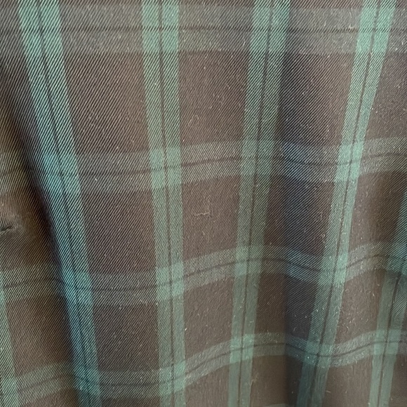 Green plaid mini dress - Picture 2 of 7